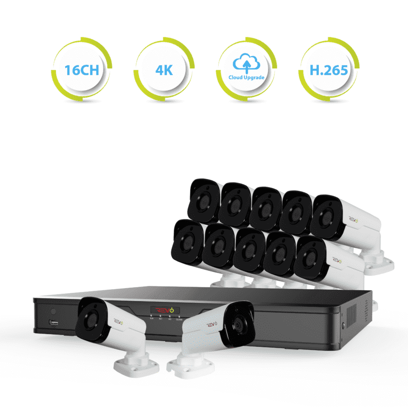 Ultra HD 16 Ch. 4TB NVR Surveillance System with 12 4 Megapixel Cameras - Image 2